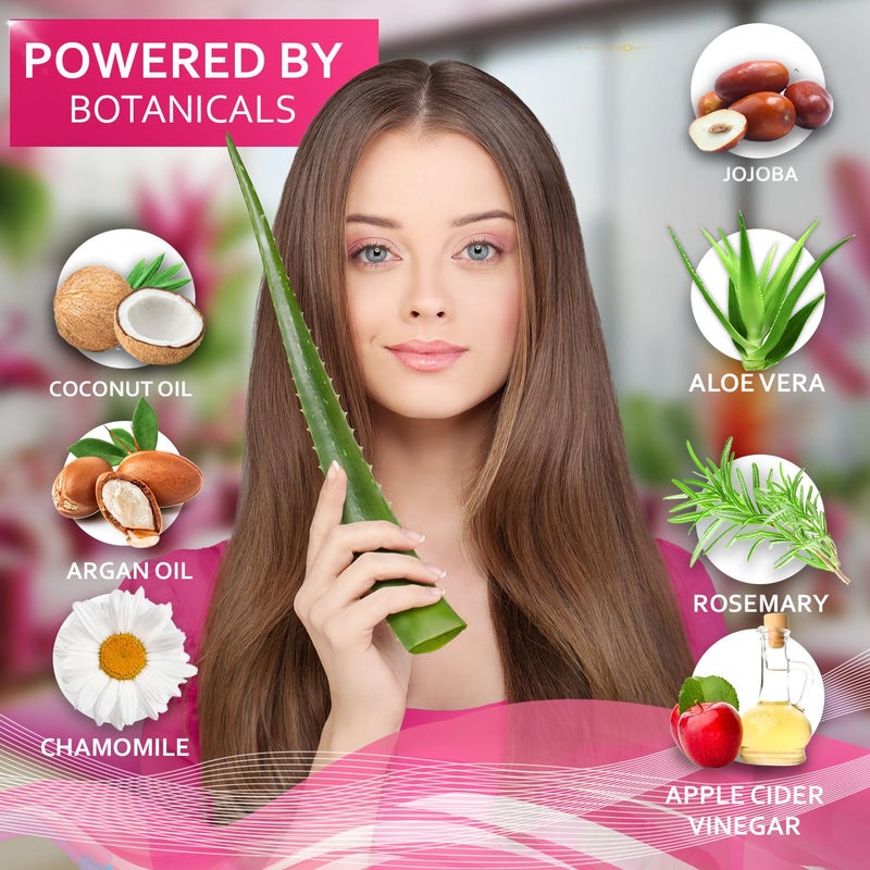 BELLISSO Apple Cider Vinegar Deep Conditioning Mask - Treatment for Dry Damaged Hair and Split End Repair - Sulfate Free Formula with Collagen, Keratin and Argan Oil - For Flaky Scalp and Dandruff Relief - Image 3