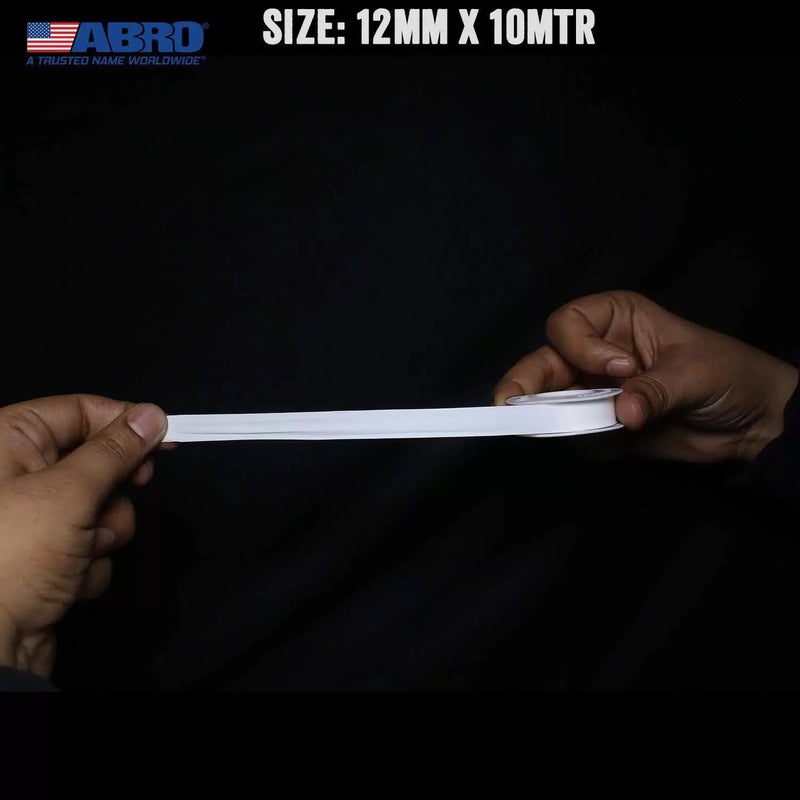 Abro PTFE - 120110 Thread Seal Tapes Teflon Pipe Sealant Industrial Thread Sealants Plumbers for Leak Water Plumbing Air Head Pipe 12mm x 10Mtr (White, 10Pcs) - Image 4