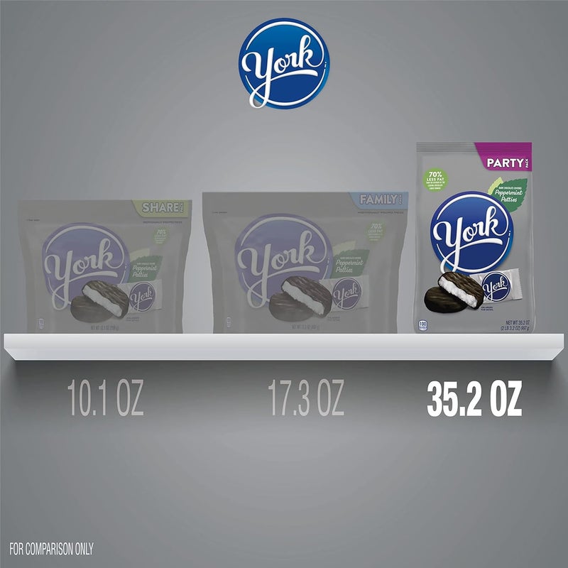 YORK Dark Chocolate Peppermint Patties Party Pack - Image 4