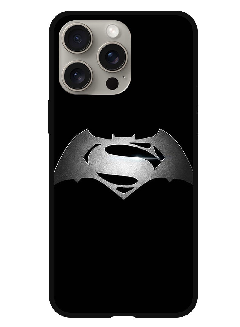 Theodor Protective Case Anti Scratch Shock Proof Bumper Cover For iPhone 15 Pro Max Steel S Bat - Image 1