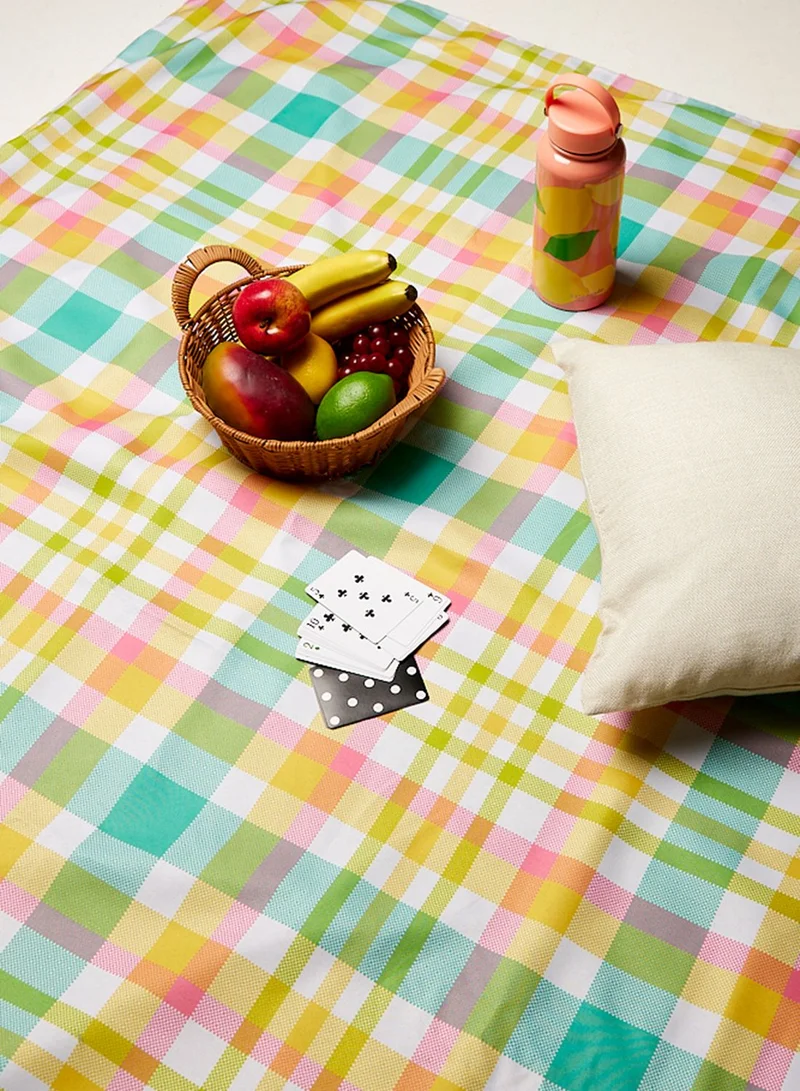 Kate Spade Picnic Blanket, Garden Plaid