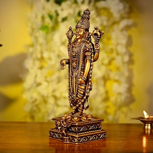 Artarium Venkateshwar Balaji Lord Tirupati Balaji Shri Venkateshwara Swami Idol for Home Decor Office Decor Gift Item (Venkateshwar Balaji 9.05 Inch) - Image 3