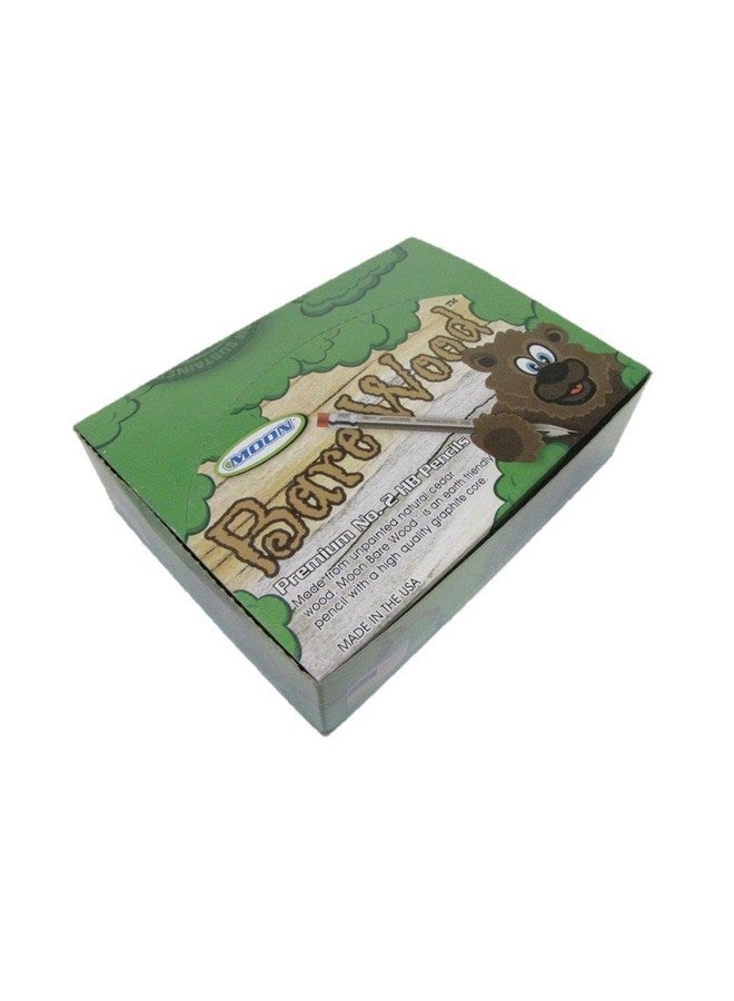 beacon-ridge Moon Products Bare Wood Natural Premium Pencils Number 2 Hb (144 Pencils) - Image 2