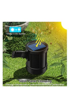PROTON PROTON Rechargeable Spotlight, 100000 Lumens Led Spot Lights Handheld Large Flashlight Super Bright Outdoor Solar Spotlights Searchlight with Cob Light, 6 Modes, IPX5 Waterproof  - Image 3