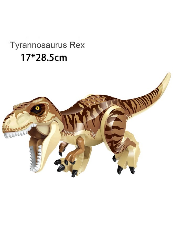 NIBEMINENT Jurassic Dinosaur Building Blocks - T. rex and Ankylosaurus Set
