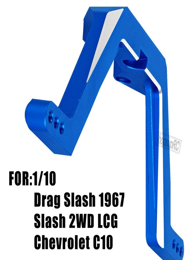 hopsupRC RC Front Shock Vertical Relocator Upgrades Parts for 1/10 Drag Slash 1967/Slash 2WD LCG/Chevrolet C10.Navy Blue - Image 2