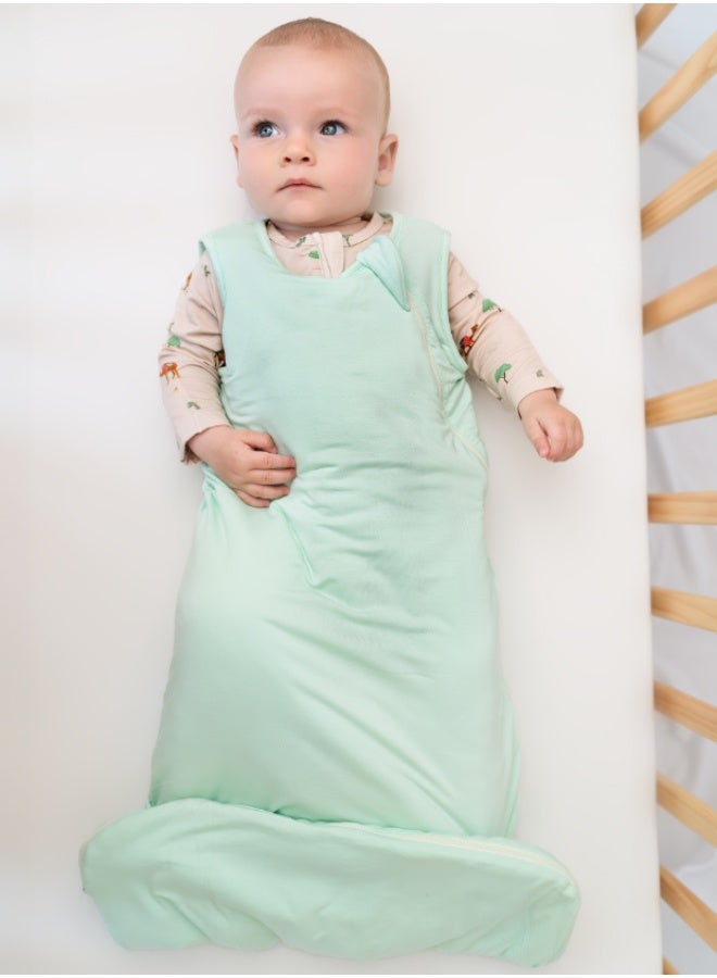 Hushabye – Baby Sleep Bag – 1.0 TOG Bamboo – Mint Green - Image 1