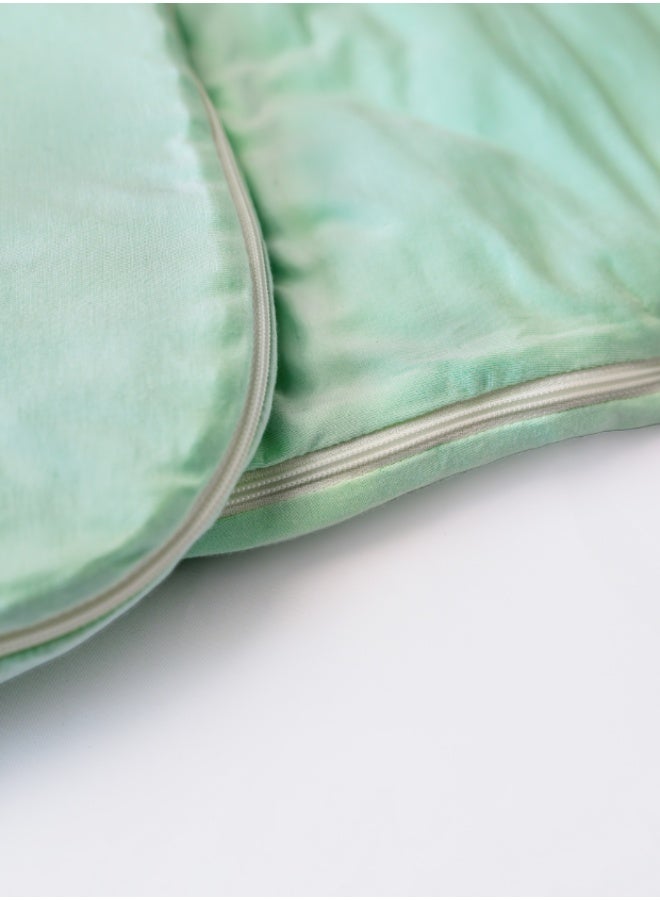 Hushabye – Baby Sleep Bag – 1.0 TOG Bamboo – Mint Green - Image 4