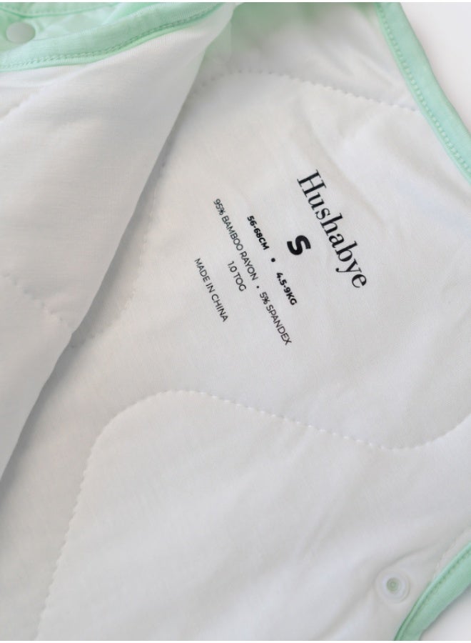 Hushabye – Baby Sleep Bag – 1.0 TOG Bamboo – Mint Green - Image 3