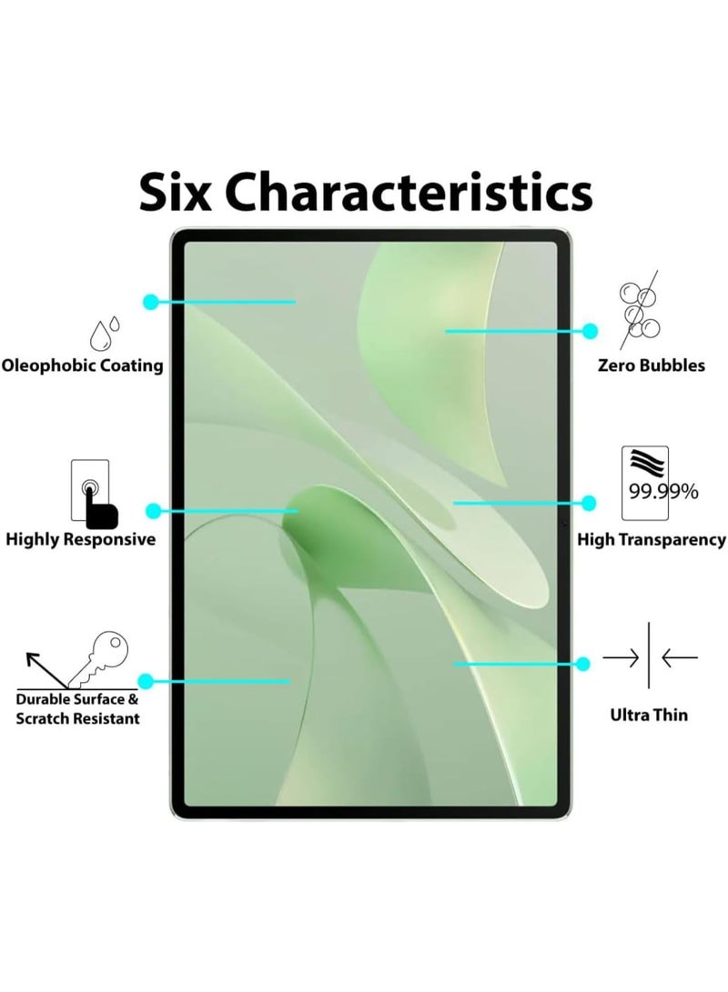 Screen protector compatible with Huawei MatePad 12 X, tempered glass with 9H hardness, scratch-resistant, compatible with Huawei MatePad 12 X 12-inch tablet, high-quality transparent glass (piece) - Image 3
