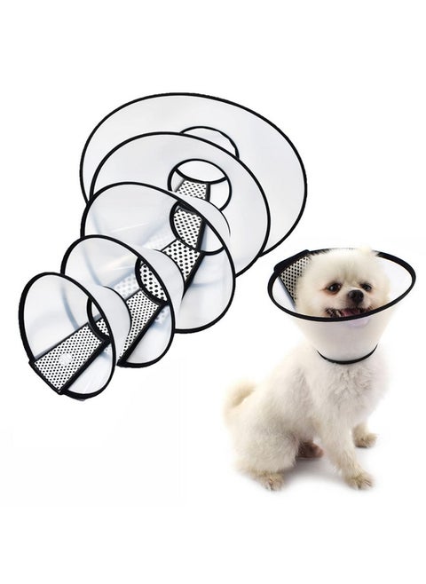 Care 4U Dog Cone Collar Soft, Cat Cone Collar For After Surgery AntiBite Lick,Elizabethan Collar For Large Dogs Medium Dogs Small Dogs,Translucent Reusable Soft Dog Cone(Xl)