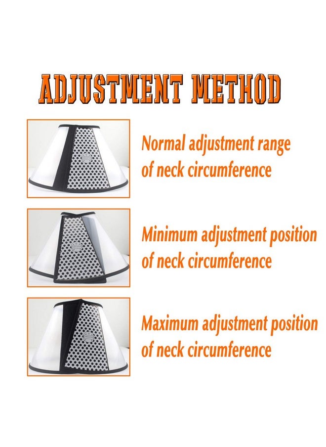 Care 4U Dog Cone Collar Soft, Cat Cone Collar For After Surgery AntiBite Lick,Elizabethan Collar For Large Dogs Medium Dogs Small Dogs,Translucent Reusable Soft Dog Cone(Xl)