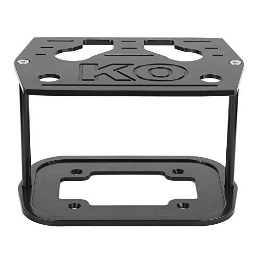 Acouto Stainless Steel Battery Tray Hold Down for 34/78 Battery Red Yellow Top(Black) for Battery Tray Battery Holder Battery Hold Down Stainless Steel Battery Tray Battery Mounting - Image 1