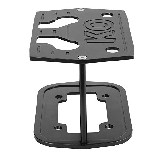 Acouto Stainless Steel Battery Tray Hold Down for 34/78 Battery Red Yellow Top(Black) for Battery Tray Battery Holder Battery Hold Down Stainless Steel Battery Tray Battery Mounting - Image 3