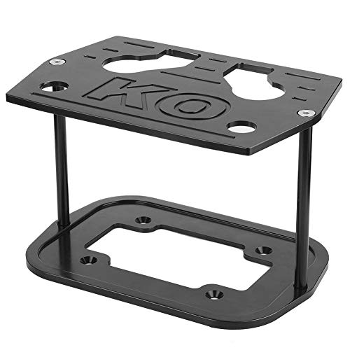 Acouto Stainless Steel Battery Tray Hold Down for 34/78 Battery Red Yellow Top(Black) for Battery Tray Battery Holder Battery Hold Down Stainless Steel Battery Tray Battery Mounting - Image 4