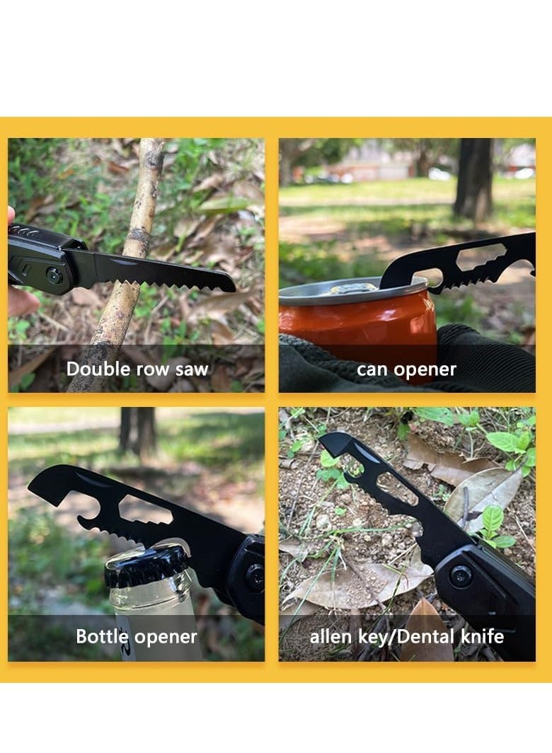 Multitool Hammer Screwdriver Multi-function Wrench Bottle Opener Cool Gadgets for Camping Survival Gear Outdoor Travel Home DIY Use Outdoor Emergency Tool Gifts for Men Husband Men Dad - Image 3