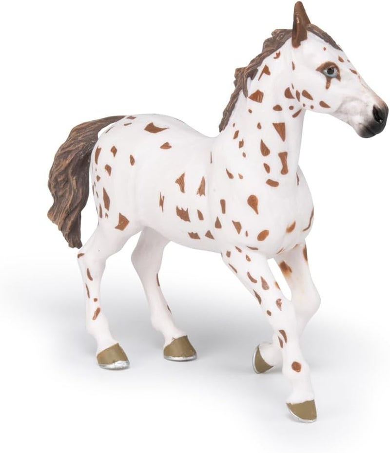 Papo  HandPainted  Figurine  HorsesFoals and Ponies  Brown Appaloosa Mare Figure51509  Collectible  for Children  Suitable for Boys and Girls  from 3 Years Old Multicolor oner Size - Image 5