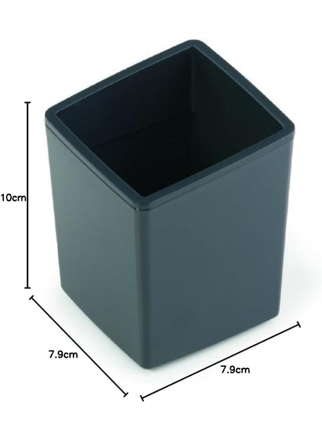 Durable Small Square Waste Bin for Kitchen & Office, Indoor Trash Can for Tea Bags & Coffee Capsules | Ashtray with Integrated Waste Bin, Stable, Easy-to-Clean, Space-Saving - Image 5