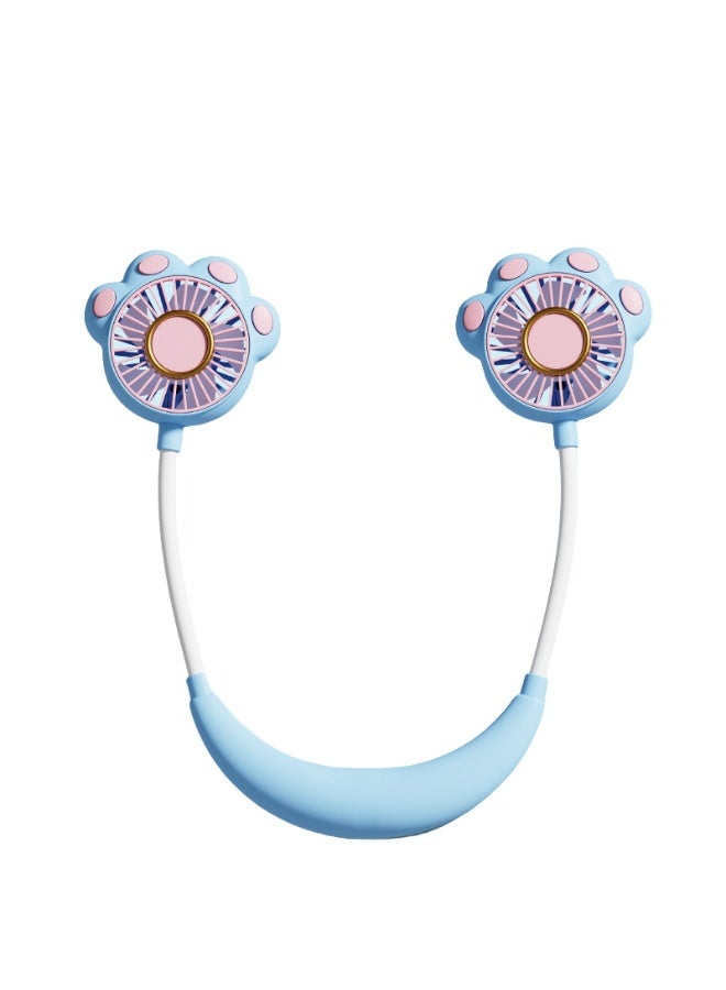 Nariele New USB Creative Hose Folding Portable Two speed Wind Lazy Hanging Neck Fan