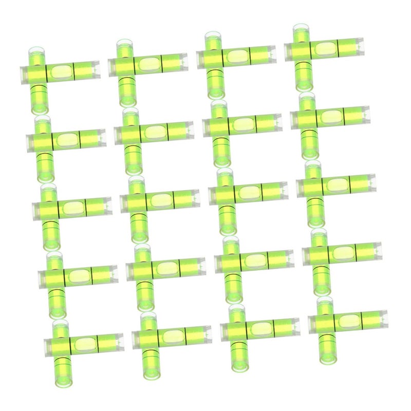 50pcs Mini Cylindrical Horizontal Bubble Level 8x23mm for RV Camping Construction Precision Measuring Tool - Image 2