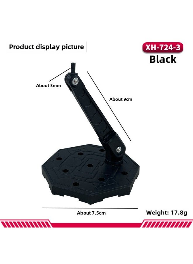 HG/BB Model Bracket Suitable For Gundam Model Hand-made Doll SHF Saint Ultraman Mask Knight-Color:XH-724-3: Black Bracket