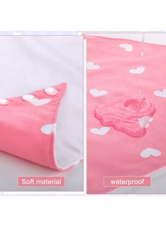 Janmercy Janmercy 5 Pack Adult Drool Bandana Bibs Soft Large Absorbent Bibs for Special Needs Waterproof, Kids, Men Women (Cute Pattern)  - Image 3