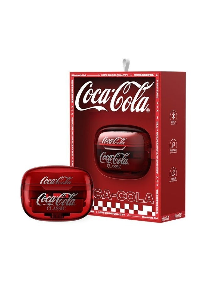 كوكا كولا سماعات رأس كوكا كولا T11 بلوتوث -اللاسلكية، الرياضية المناسبة، العالمية لكل من الرجال والنساء، مع وظيفة الحد من الضوضاء - Image 1