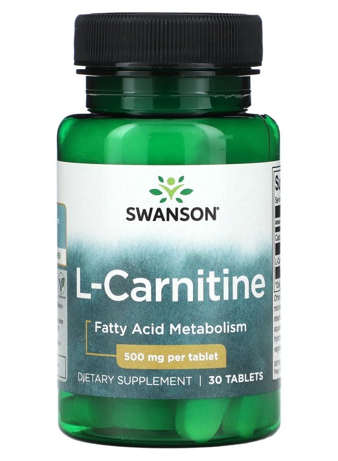 L-Carnitine 500 mg 30 Tablets