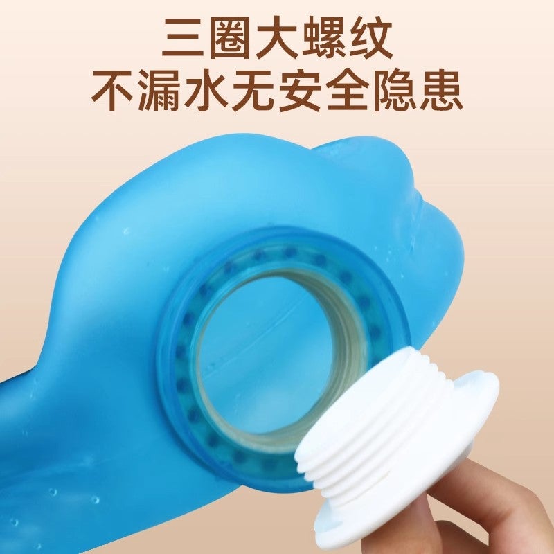 U-Shaped Hot Water Bag with Neck Protection, PVC, Hot & Cold Dual Use - Image 5