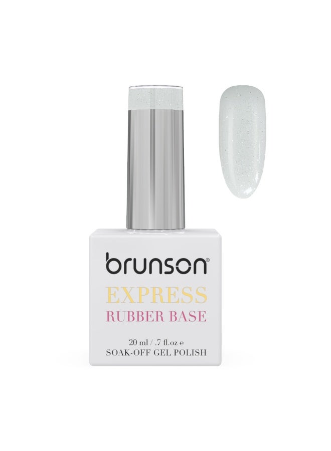 brunson Rubber Base Gel Nail Polish 20Ml - French Rubber Base Coat Long-Lasting, Durable And Chip-Resistant Nail Strengthener Gel Nail Polish Base Coat For Manicure And Pedicure