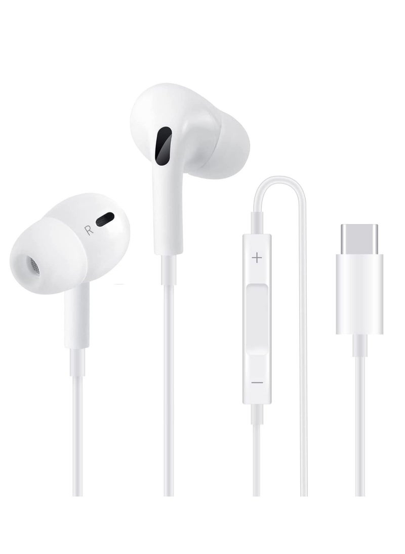 ELTRAZONE USB C Headphone, Type C Earbuds Wired Earphones with Microphone and Volume Control,in-Ear Earbud Noise Isolating for Google Pixel Oneplus Samsung Galaxy iPad Pro and MacBook - Image 1