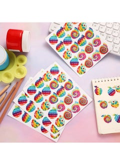 500 Count Tie Dye Apple Stickers For Kids Small Apple Shape Stickers Funky Fruit Stickers For Teacher Reward Incentive Chart Fall Classroom Preschool School Tie Dye Party Decor - pzsku/Z18C339718E30168A38F7Z/45/_/1697273211/0b5f5d2a-7944-4f94-81ef-c24a91c1fc63