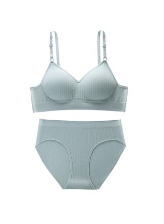 Seamless Padded Cotton Bra No Steel Ring Female Bra and Panty Set - pzsku/Z18C34BCB64B02846B45AZ/45/1746202530/76e28fd2-1a13-4bb4-9e07-2edc9df2d81a