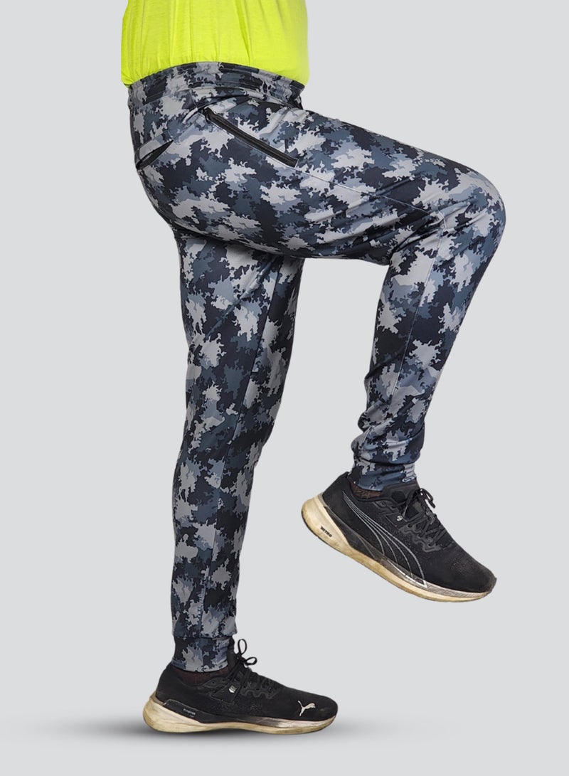 FLUSH Flush Men's Camo Joggers Workout Pants for Gym Running and Bodybuilding Athletic Quick Dry Tapered Joggers Pant with 2 Pockets  - Image 1