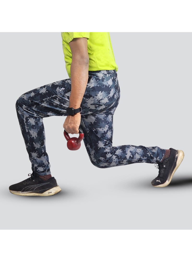 FLUSH Flush Men's Camo Joggers Workout Pants for Gym Running and Bodybuilding Athletic Quick Dry Tapered Joggers Pant with 2 Pockets  - Image 4