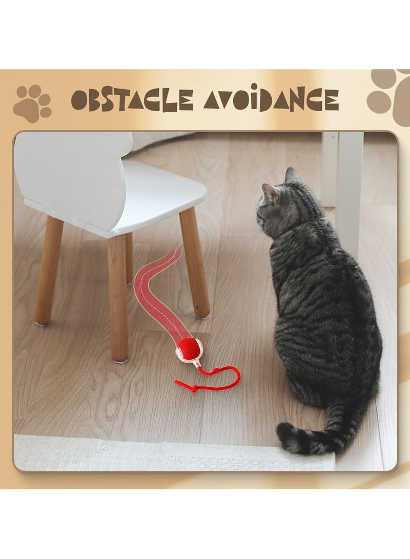 Interactive Rolling Dog Ball, 2024 Upgraded Rolling Ball Dog Toy Interactive Cat Toys Automatic Cat Toy Self Moving Dog Toys, 360° Automatic Rolling Ball Toy Electric Dog Balls for Dog/Cat (Red) - Image 4