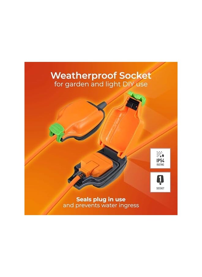 PROMASS promass Master Plug Weatherproof Socket 15 Meter Extension Cord  - Image 4