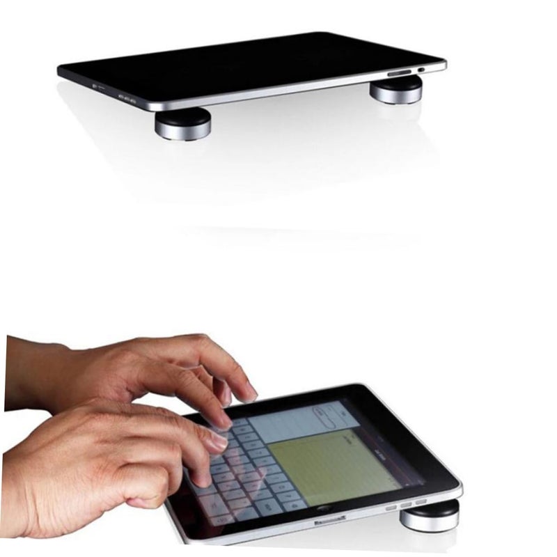 Aluminum Alloy Laptop Stand Adjustable Height Portable Cooling Base for Office Home Use - Image 4