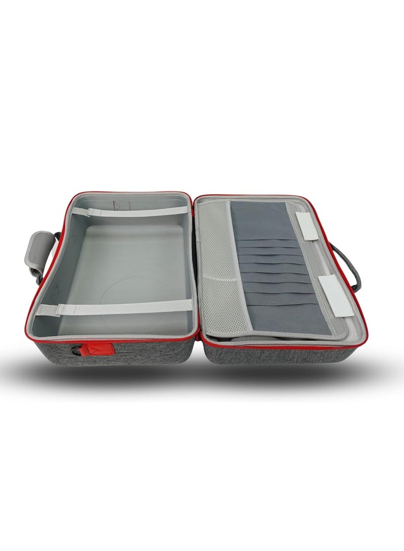 Angry Bull PS5 Bag travel Storage Case, Waterproof and shockproof hard hand bag, Portable Protective PS Console bag (GRAY) - Image 2