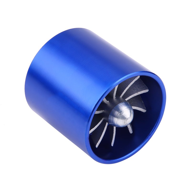 55mm Car Air Intake Turbonator Single Fan Turbine Super Charger Gas Fuel Saver Turbo - Image 5