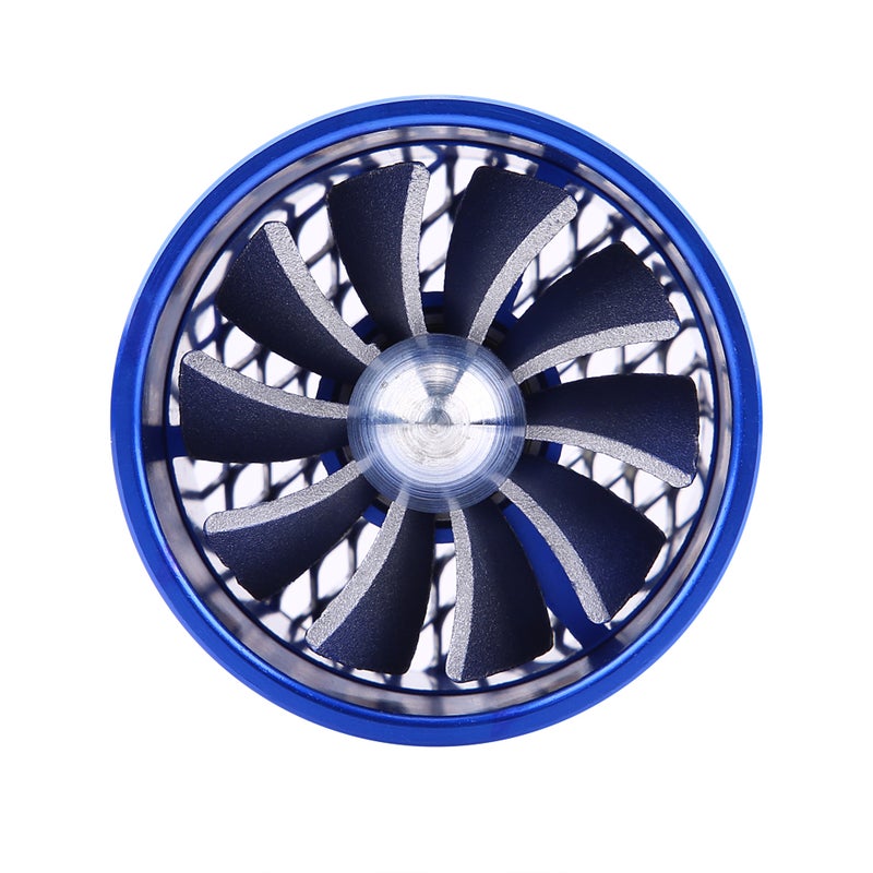 55mm Car Air Intake Turbonator Single Fan Turbine Super Charger Gas Fuel Saver Turbo - Image 2