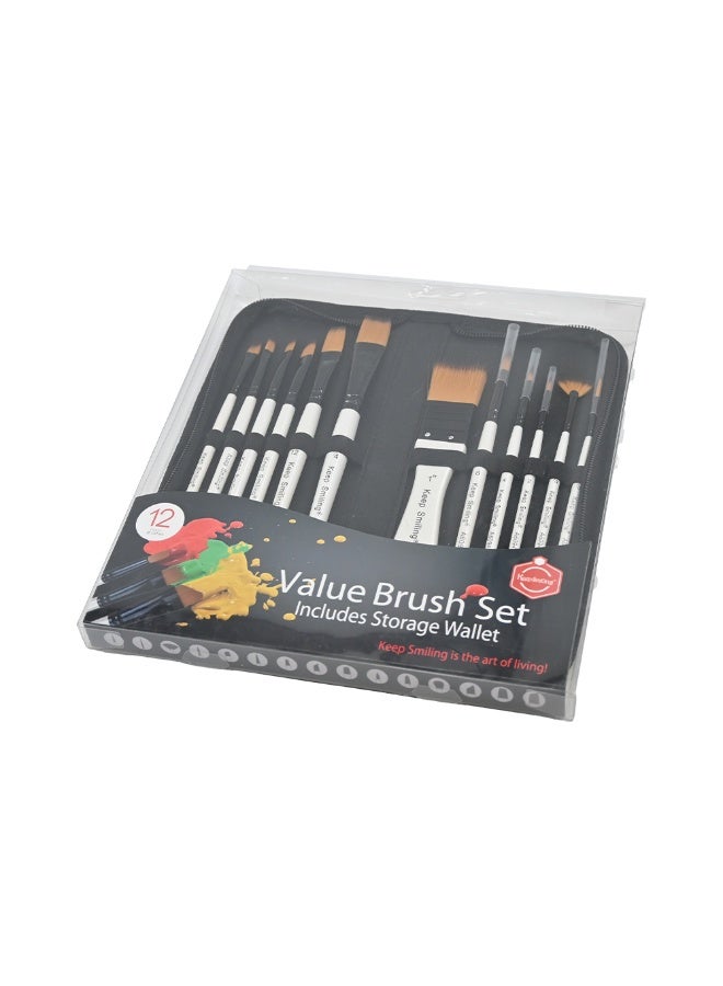 Paintbrush Set (12 Brushes)