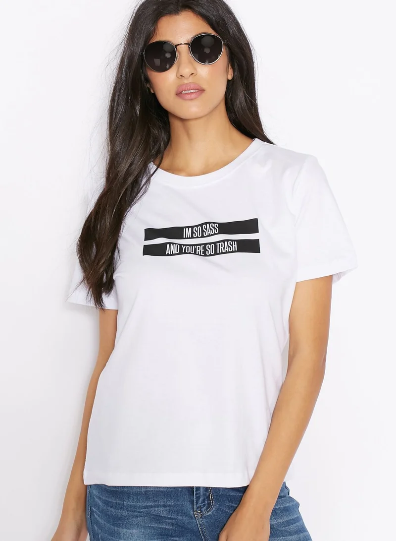Ginger Slogan T-Shirt