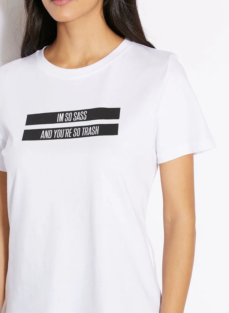 Ginger Slogan T-Shirt