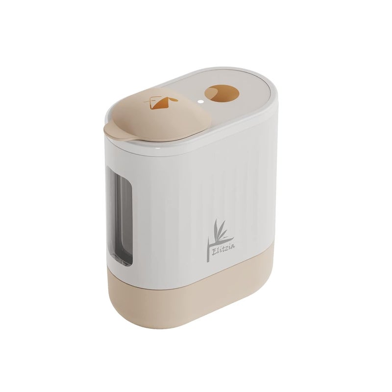 Elitzia Electric Oil Scalp Brush Hair Growth Vibrating Massage Scalp Applicator Comb White Elitzia ET2231