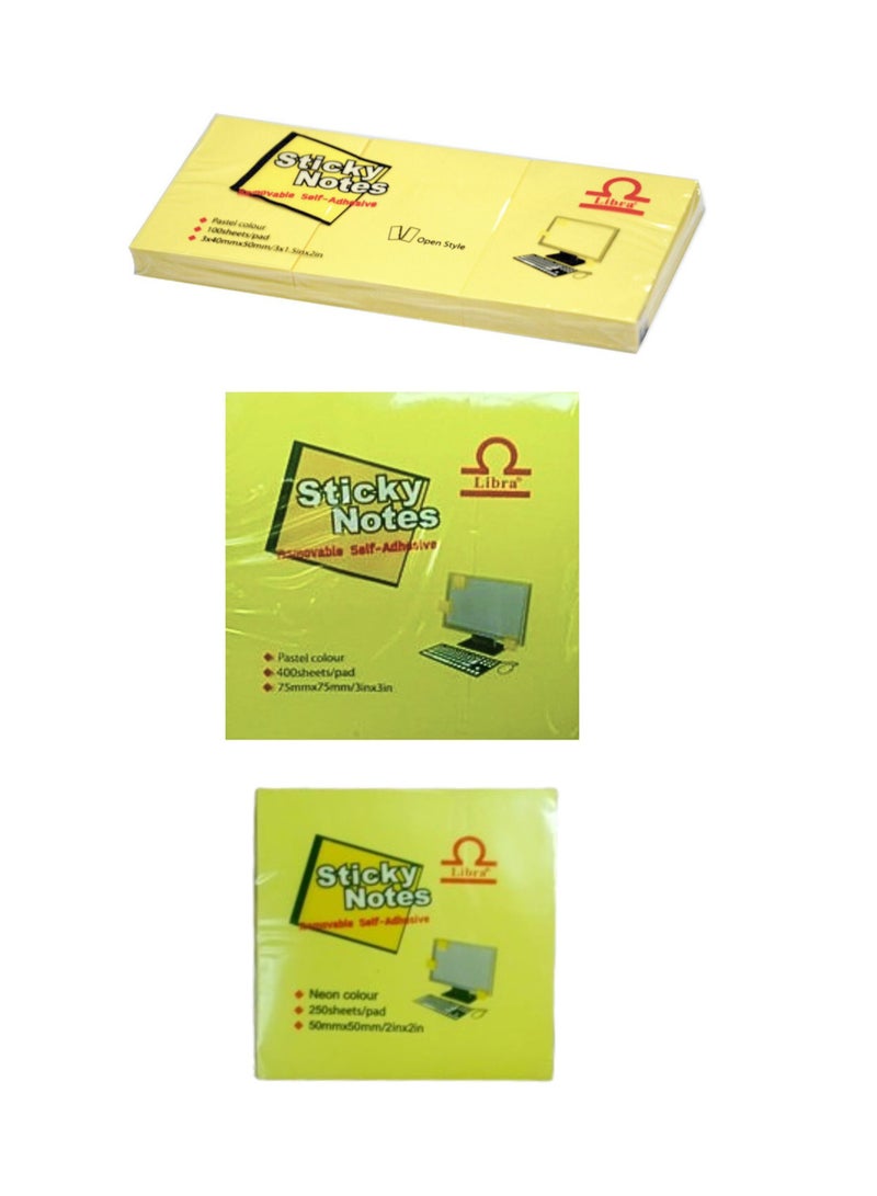 Libra Sticky Notes (Pack Of 3) - Image 2