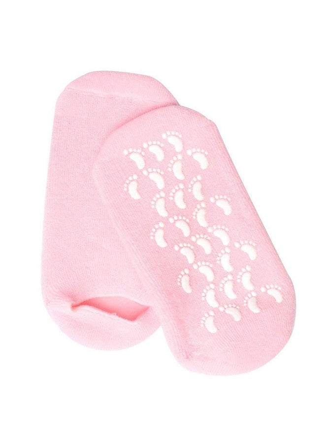 BOFFLE مجموعة BOFFLE من الجوارب المرطبة الجل فائقة النعومة مع جل سبا وفيتامين E وحماية كاملة الطول من السيليكون المقاوم للماء (للرجال والنساء، مقاس مجاني)، متعدد الألوان - Image 3