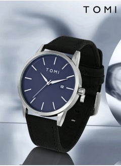 TOMI Men's Wrist Watch Set With Cufflinks And Tie Clip  - Image 4