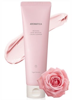 AROMATICA AROMATICA Reviving Rose Infusion Cream Cleanser 145ml  - Image 1