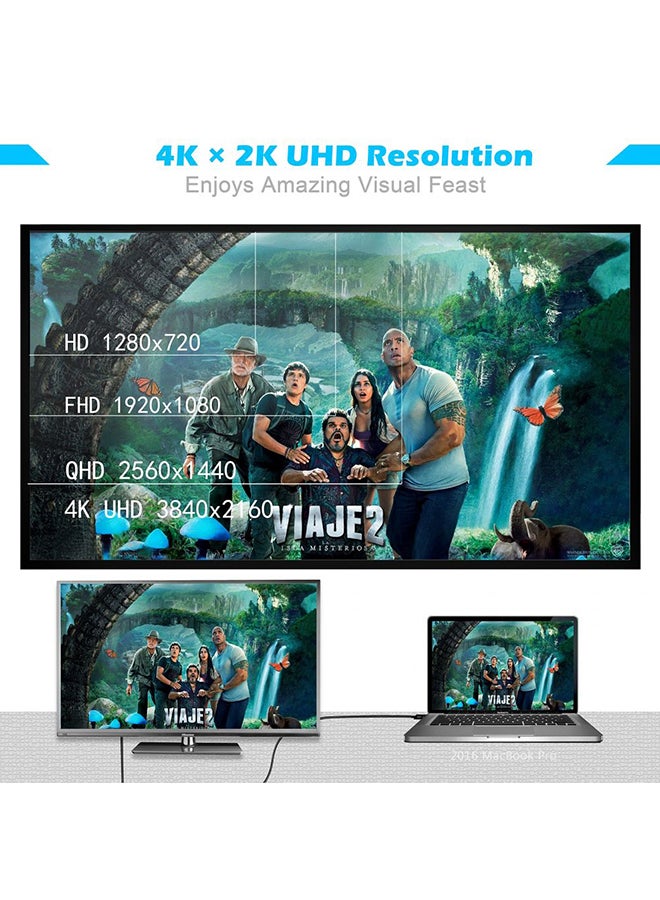 CHOETECH Usb C To HDMI Cable  USB 3.1 Type C To HDMI Cable - Image 5